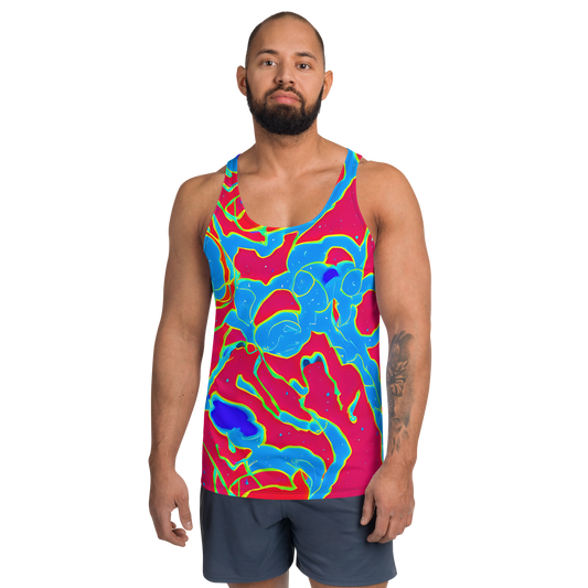 Men's Tank Top - Electric Bloom