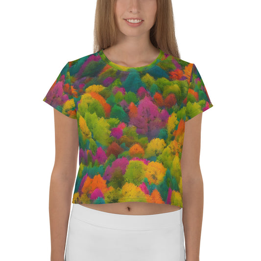 Women's Crop Tee - Autumn Kaleidoscope