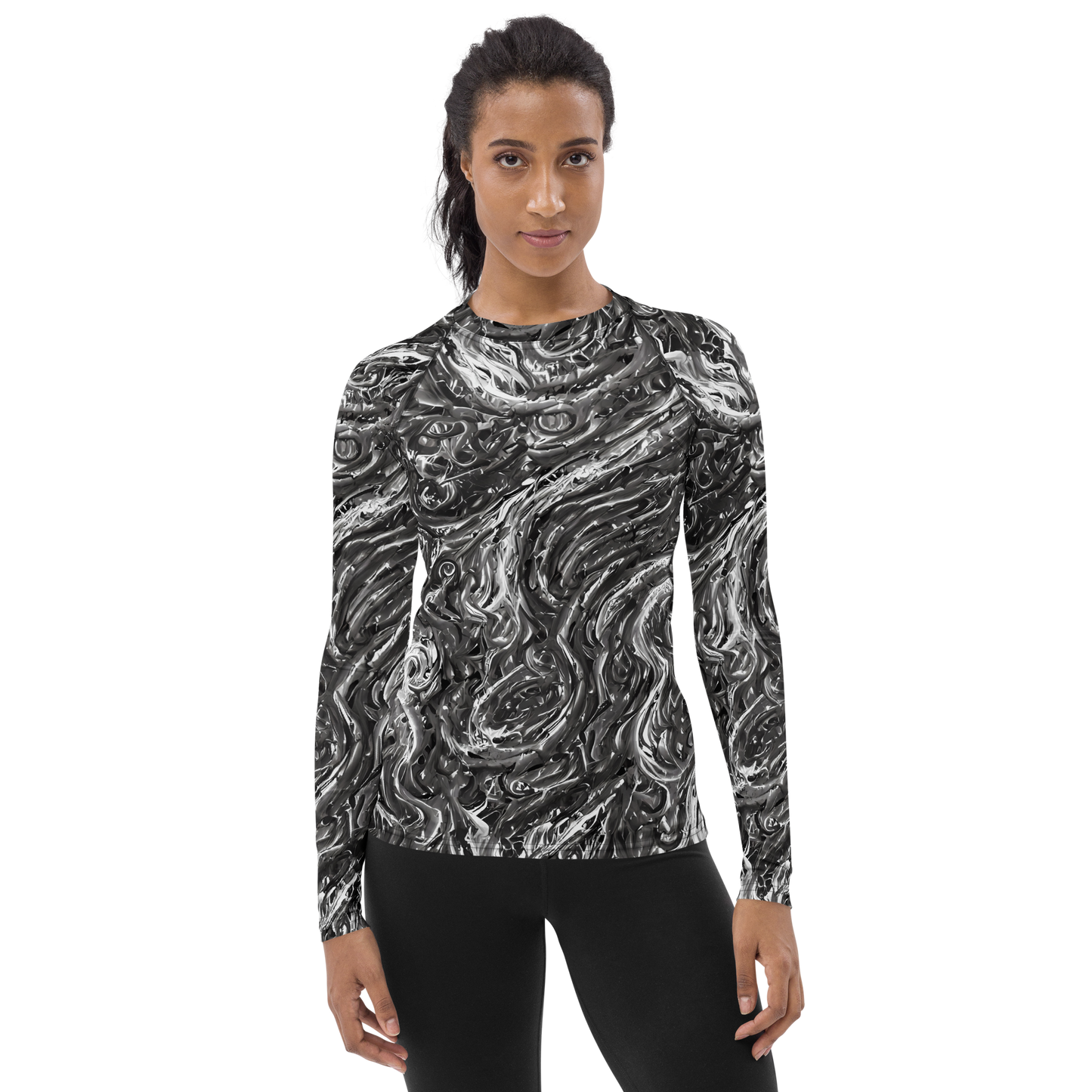 Women's Rash Guard - Nebulous Night