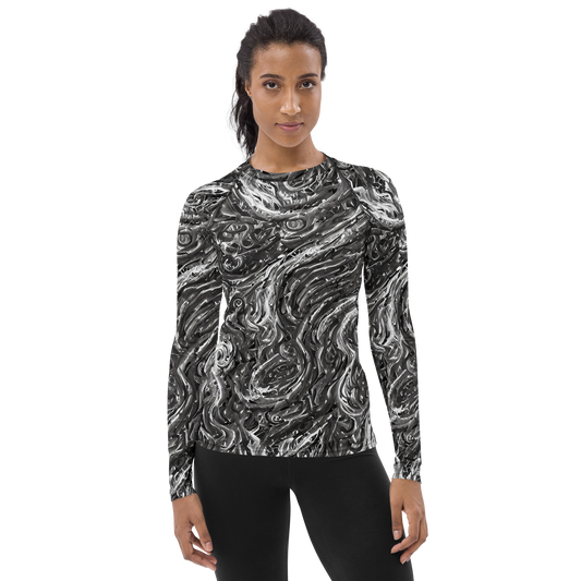 Women's Rash Guard - Nebulous Night