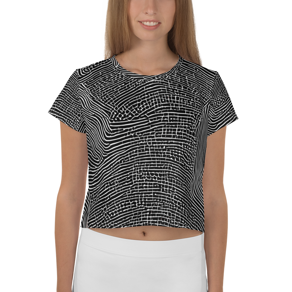 Women's Crop Tee - Zenith Stripes