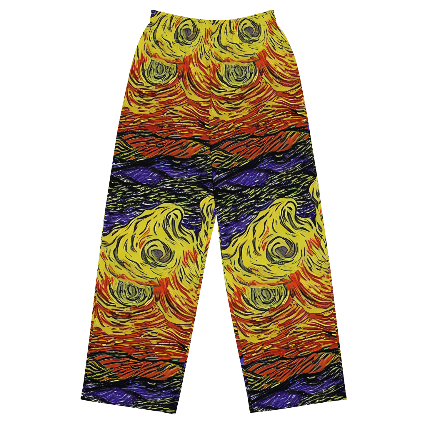 Wide-Leg Pants - Dancing Solar Flare