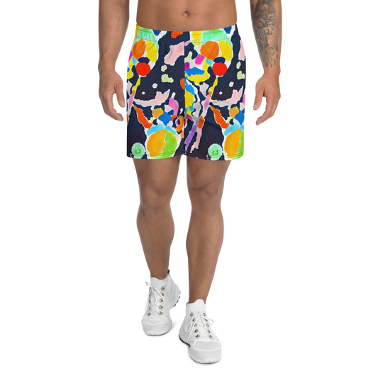 Men's Athletic Shorts - Kaleido Burst