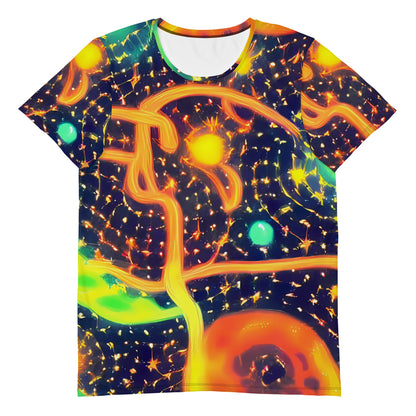 Men's Athletic T-Shirt - Coorte's Cosmos