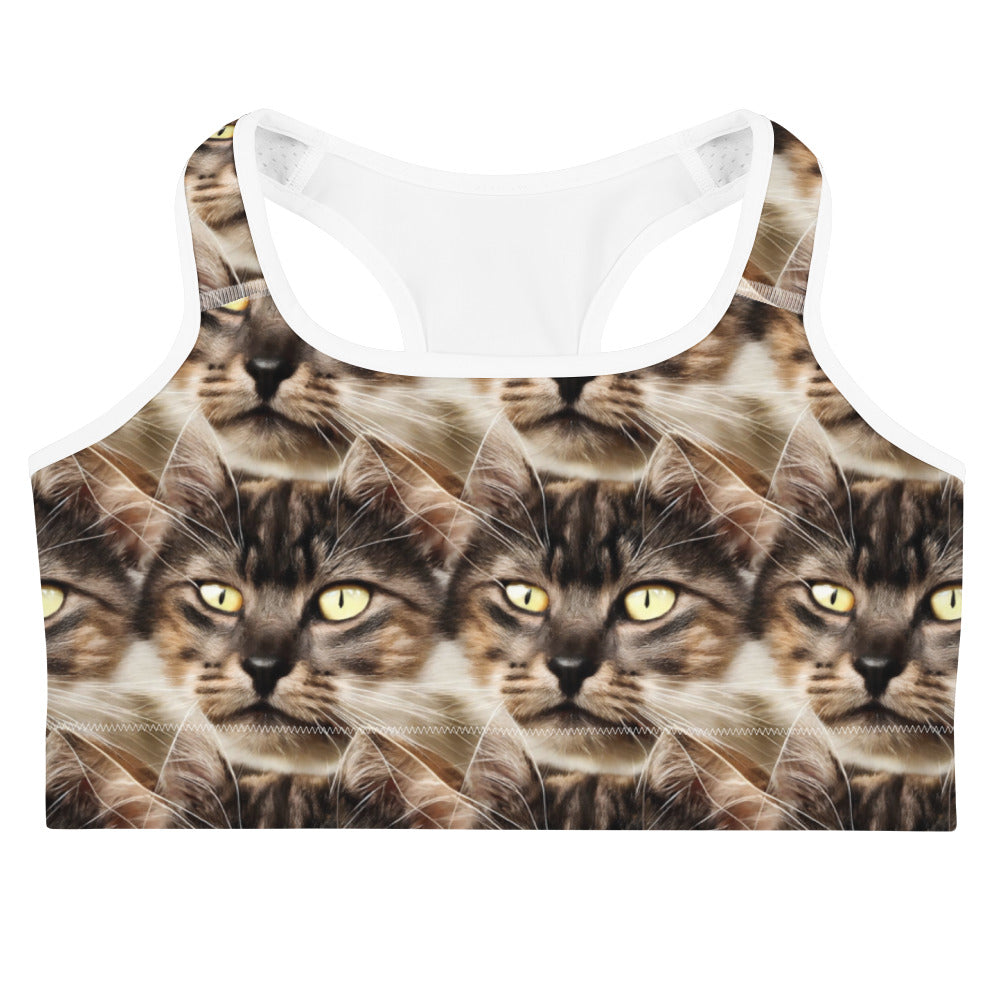 Sports Bra - Feline Reverie