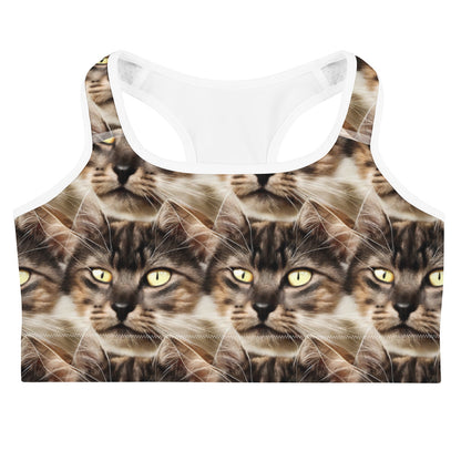 Sports Bra - Feline Reverie