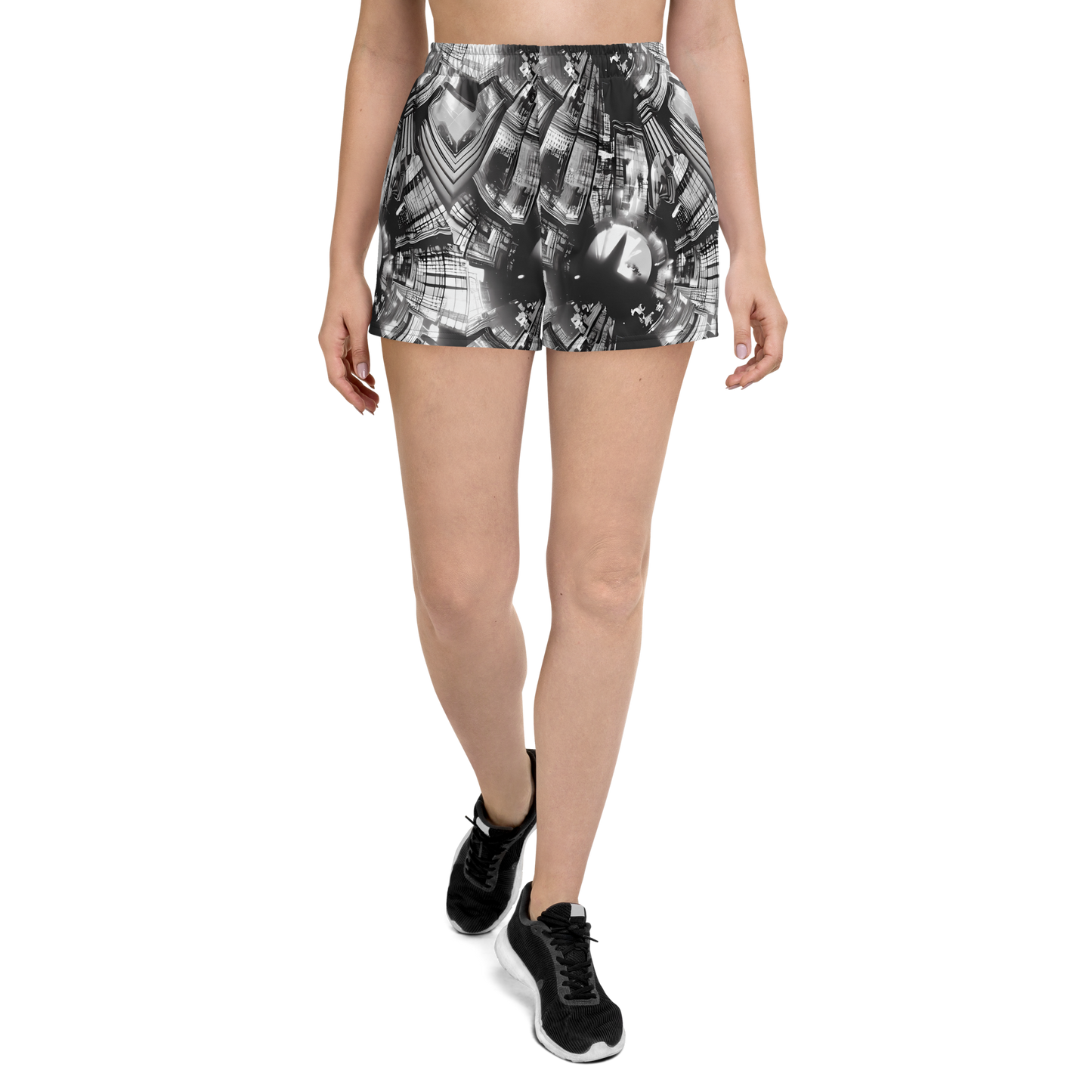 Women’s Athletic Shorts - Silent Reflection