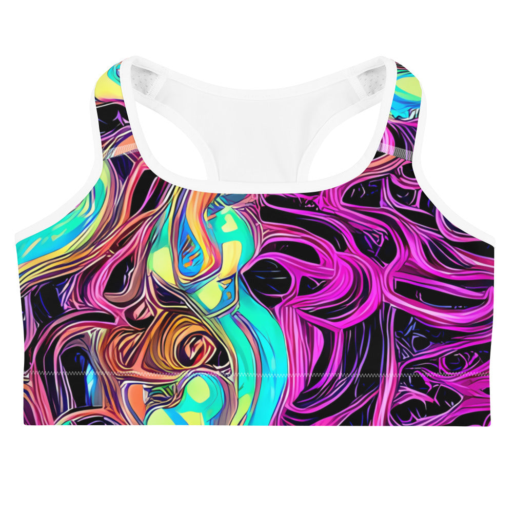 Sports Bra - Neon Drizzle