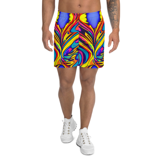 Men's Athletic Shorts - Electric Ecstasy