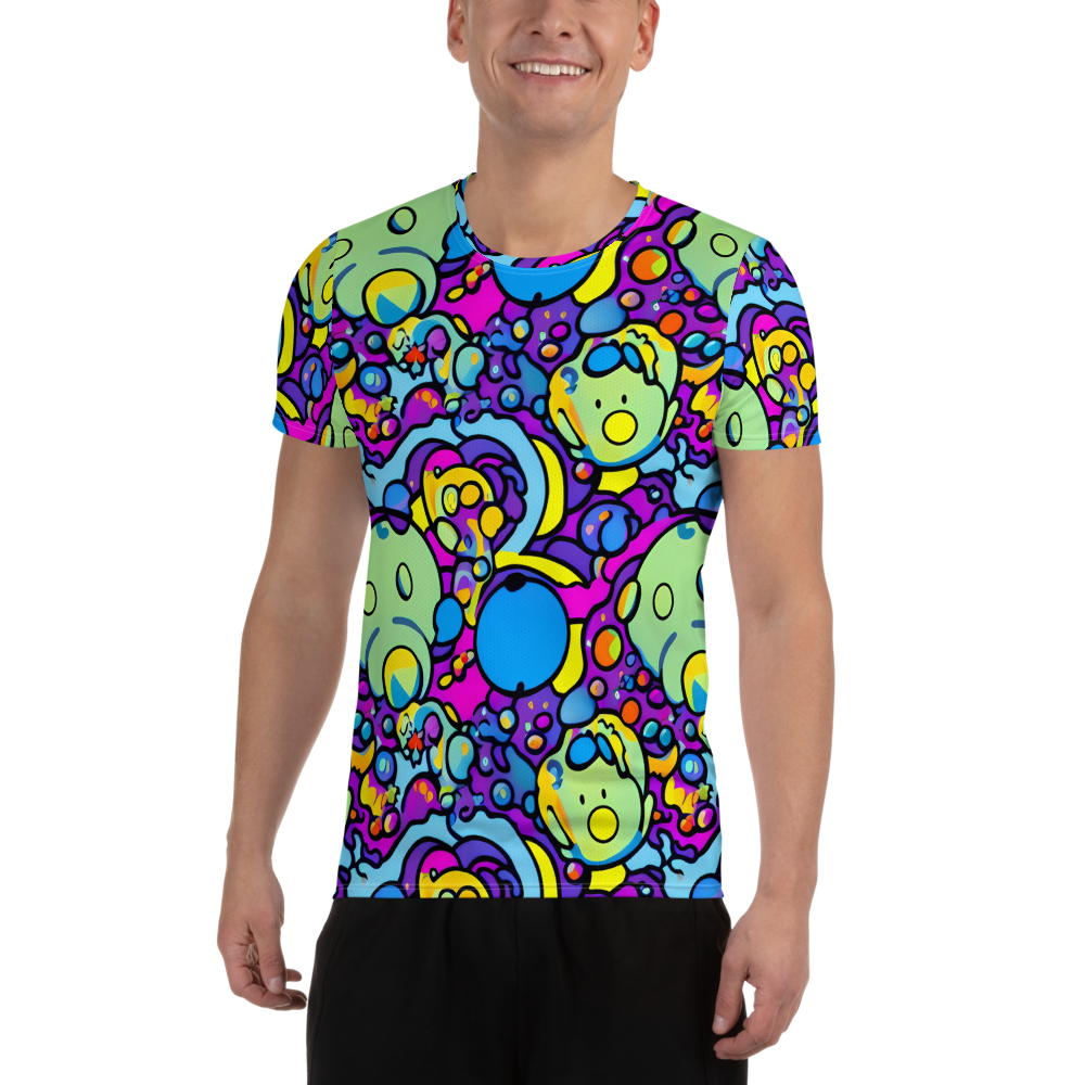 Men's Athletic T-Shirt - Enchanted Orbs