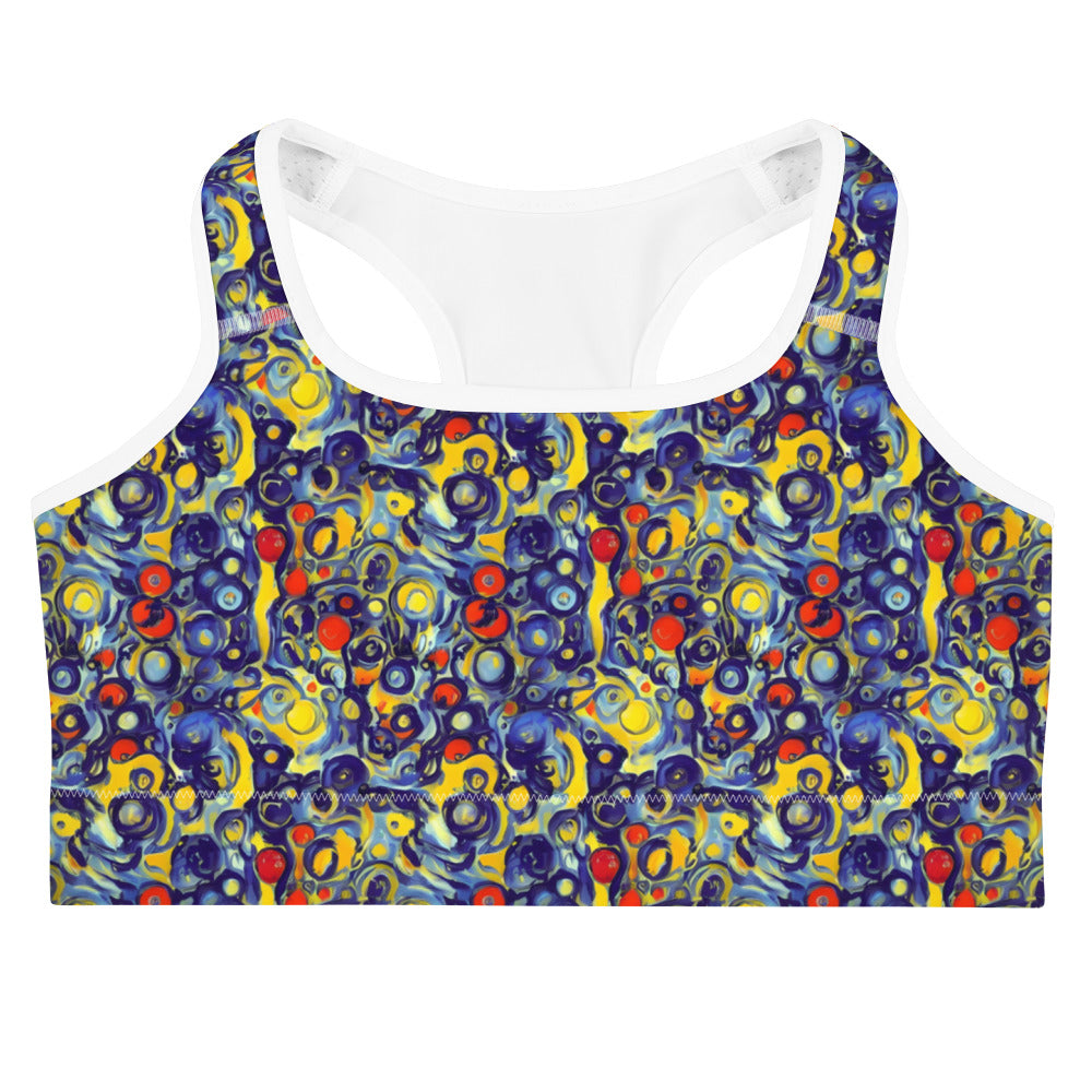 Sports Bra - Dynamic Doodles