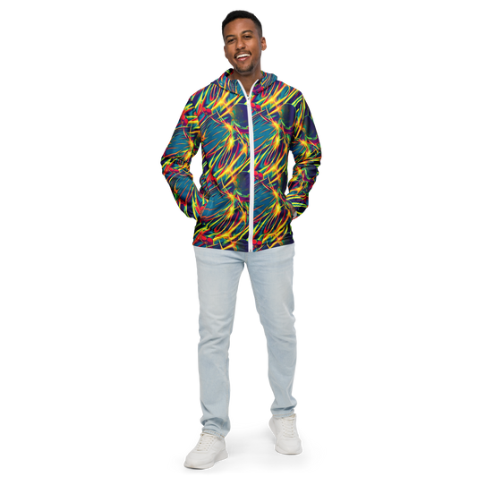 Men's Windbreaker - Cosmic Inferno