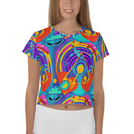 Women's Crop Tee - Blast of Color