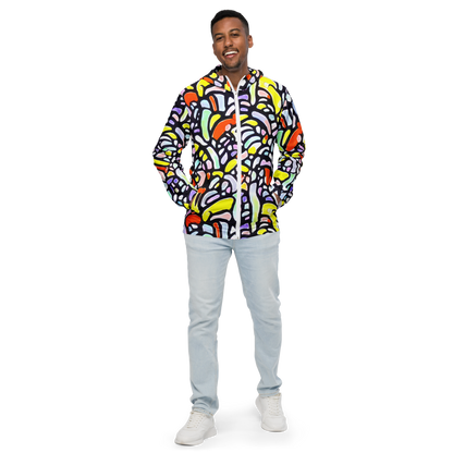 Men's Windbreaker - Cubist Carousel