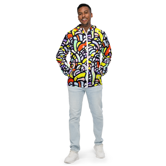 Men's Windbreaker - Cubist Carousel