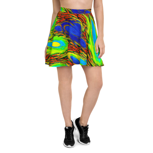 Skater Skirt - Hodgkin's Blaze