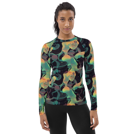 Women's Rash Guard - Astral Rhythms