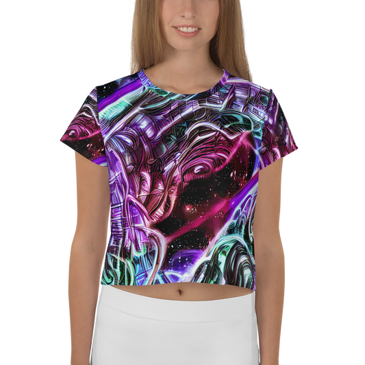 Women's Crop Tee - Nebula Fusions