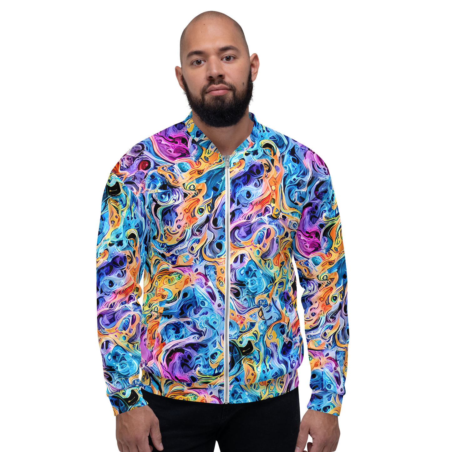 Bomber Jacket - Rococo Vortex