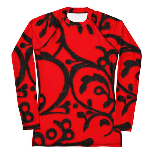 Women's Rash Guard - Scarlet Enigma