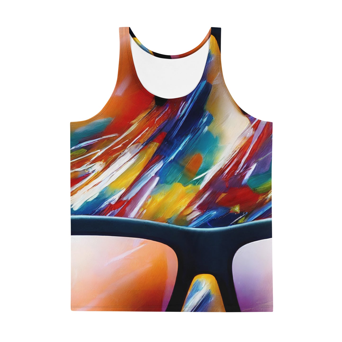 Men's Tank Top - Brushstroke Symphony