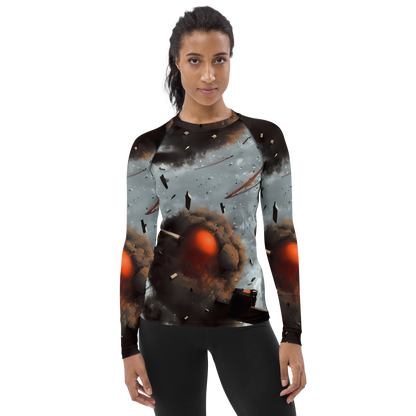 Women's Rash Guard - Celestial Collision