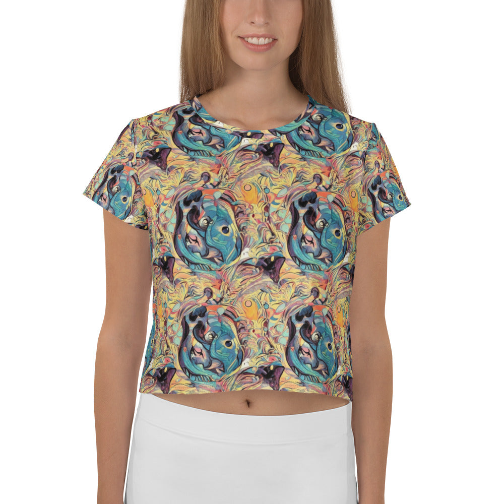 Women's Crop Tee - Harmonic Dream