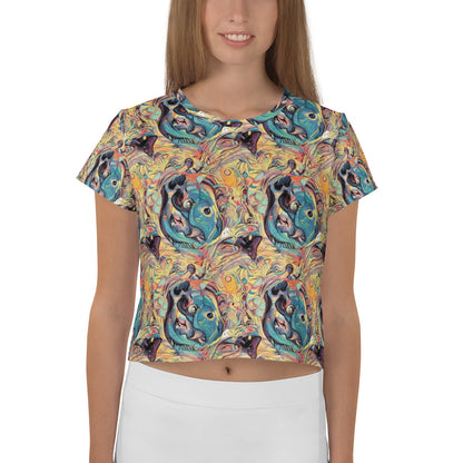 Women's Crop Tee - Harmonic Dream