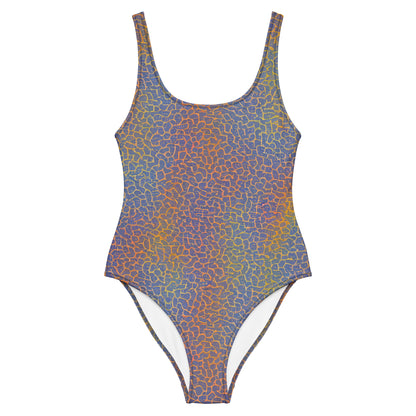 One-Piece Swimsuit - Martian Gridlock