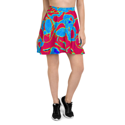 Skater Skirt - Electric Bloom