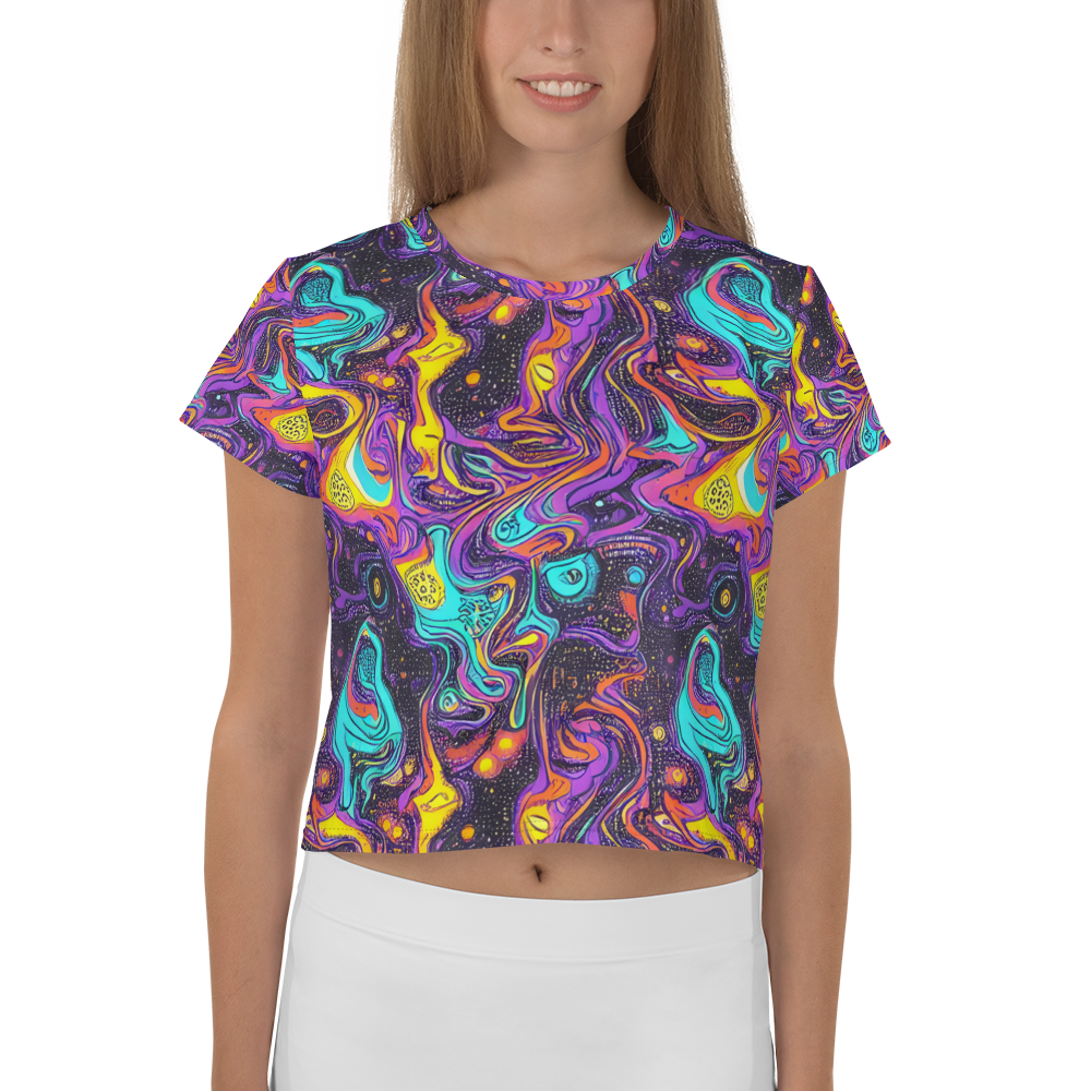 Women's Crop Tee - Hutty Nebula