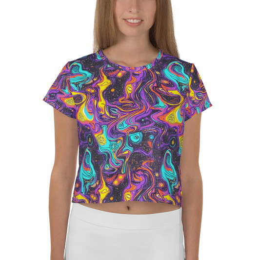 Women's Crop Tee - Hutty Nebula