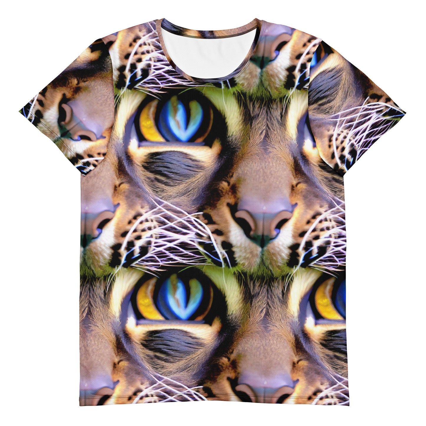 Men's Athletic T-Shirt - Eye of the Wild