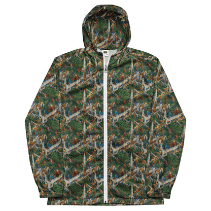 Men's Windbreaker - Emerald Dynasty