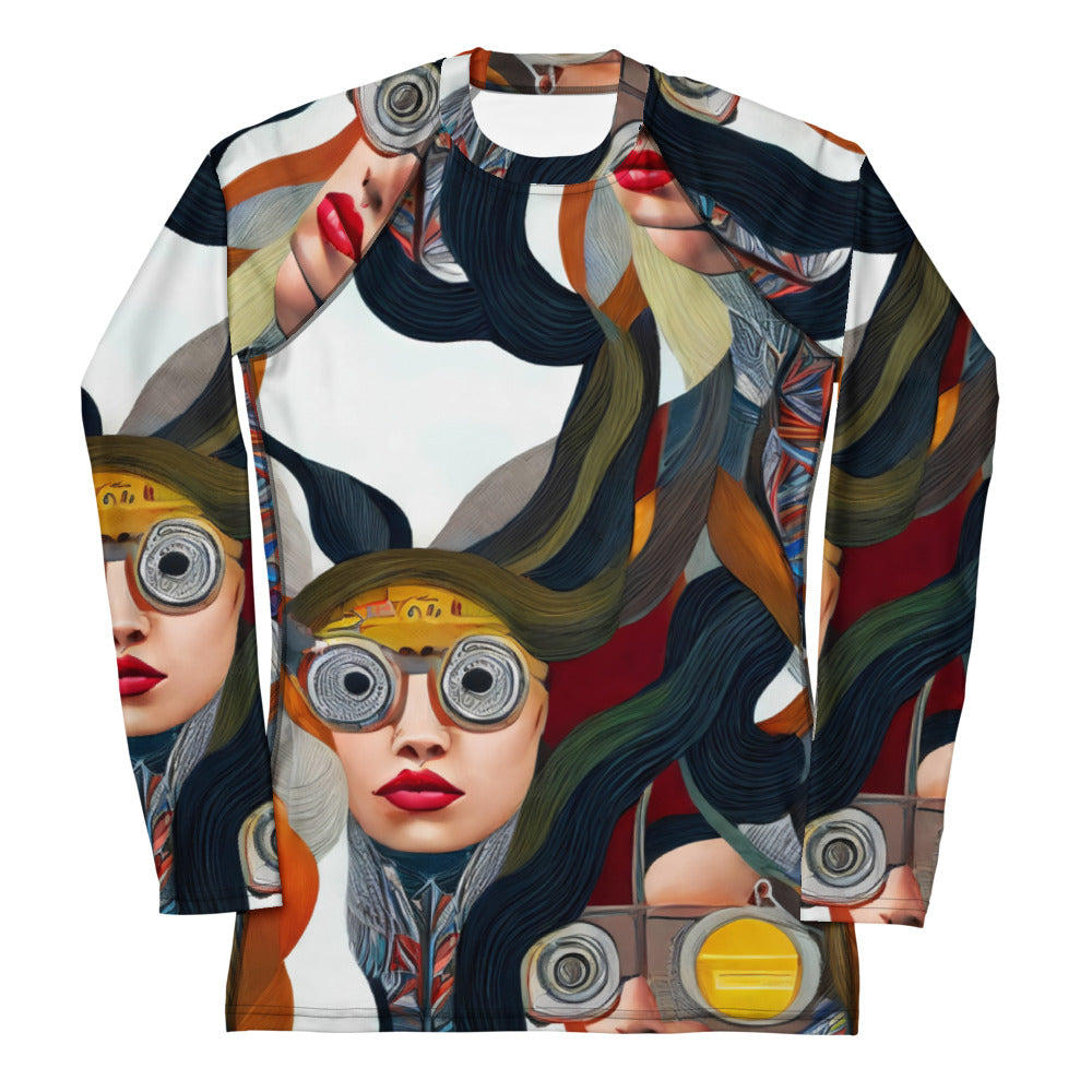 Women's Rash Guard - Analog Dreams