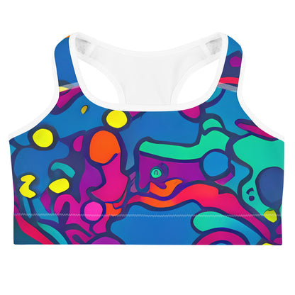 Sports Bra - Colorful Chaos