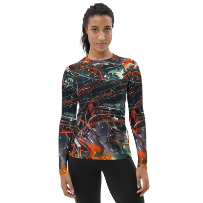 Women's Rash Guard - Chaos Canvas