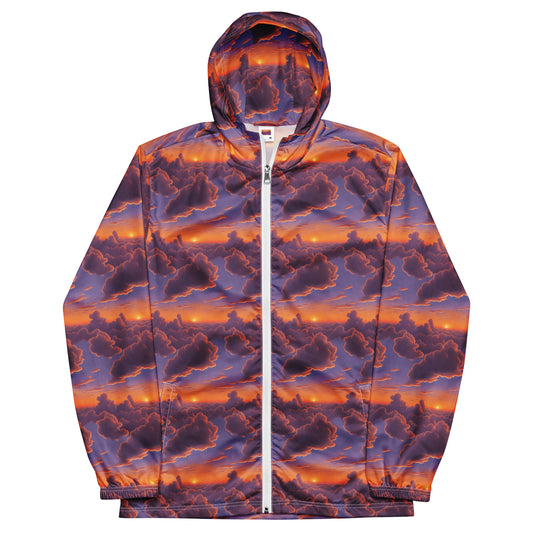 Men's Windbreaker - Cotton Candy Dreams