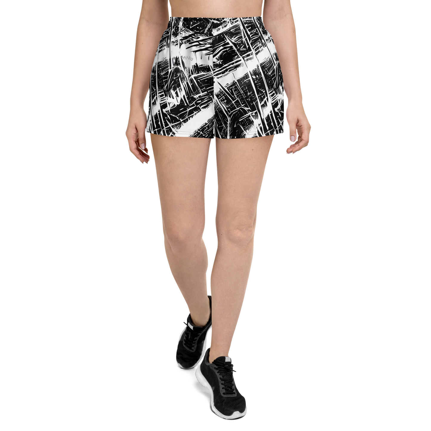 Women’s Athletic Shorts - Ferriss Fractals