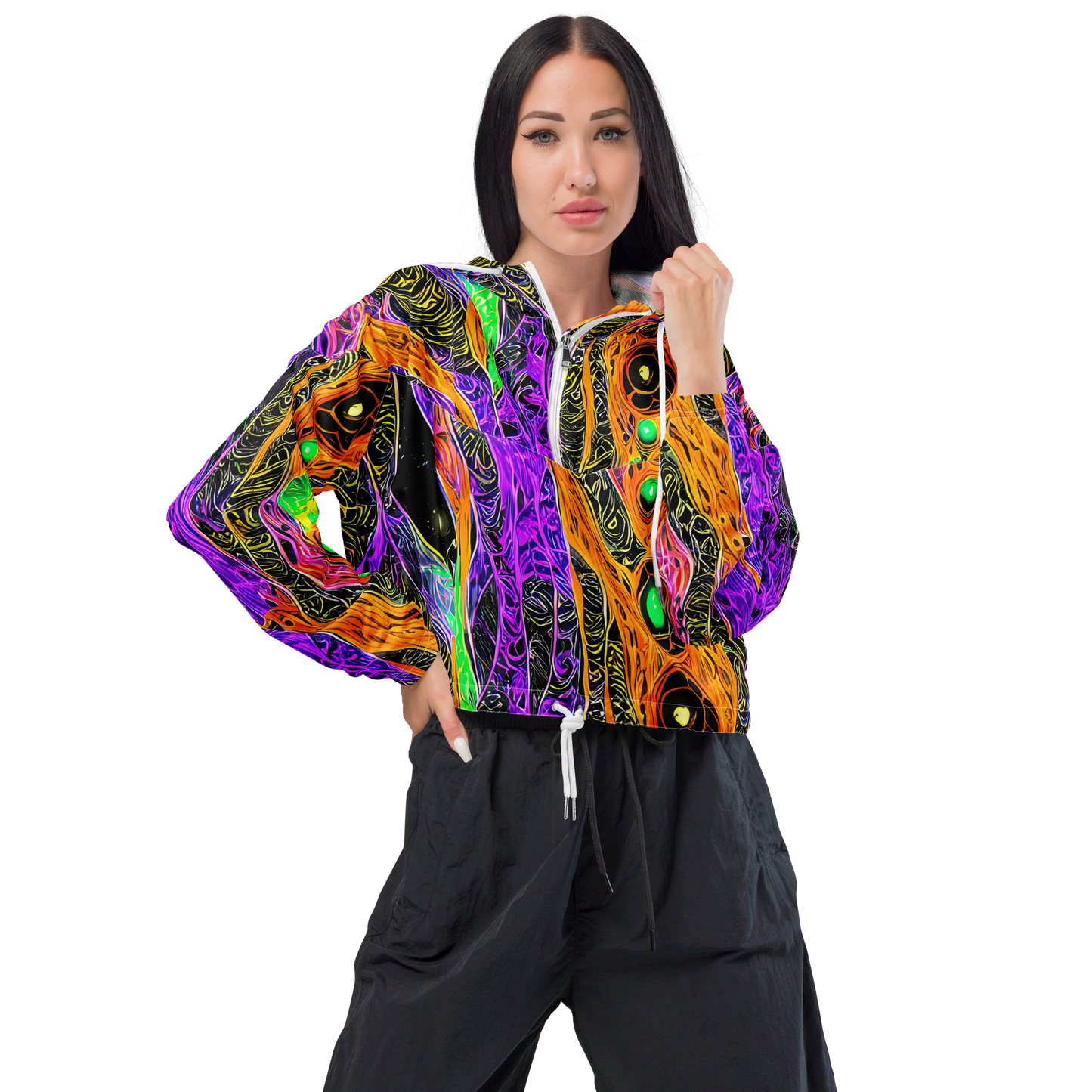 Women's Cropped Windbreaker - Cooper's Vision