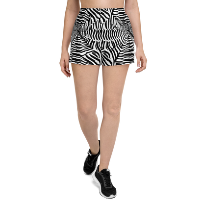 Women’s Athletic Shorts - Shadowed Illusions