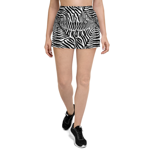 Women’s Athletic Shorts - Shadowed Illusions