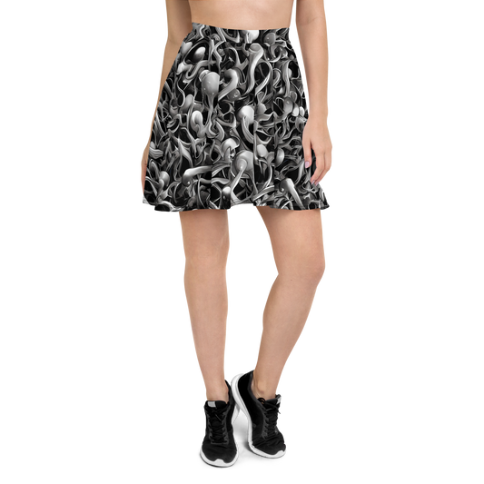 Skater Skirt - Fluid Monochrome