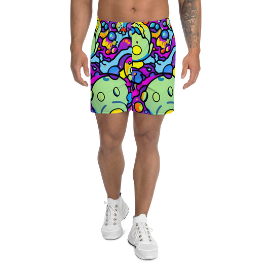 Men's Athletic Shorts - Radiant Lagoon