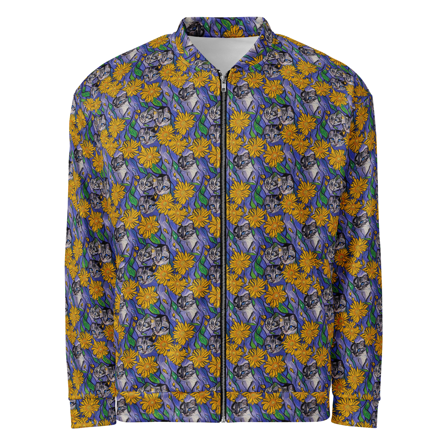 Bomber Jacket - Feline Flora