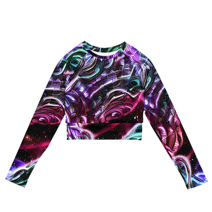 Long Sleeve Crop Top - Nebula Fusions