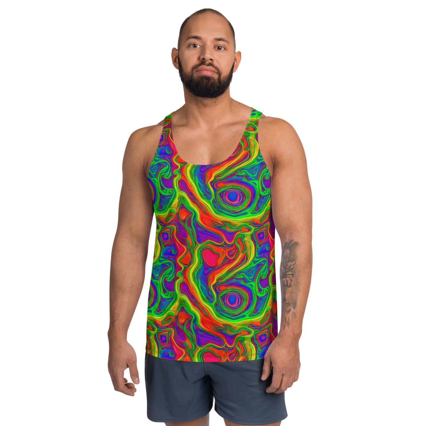 Men's Tank Top - Psychedelic Waves