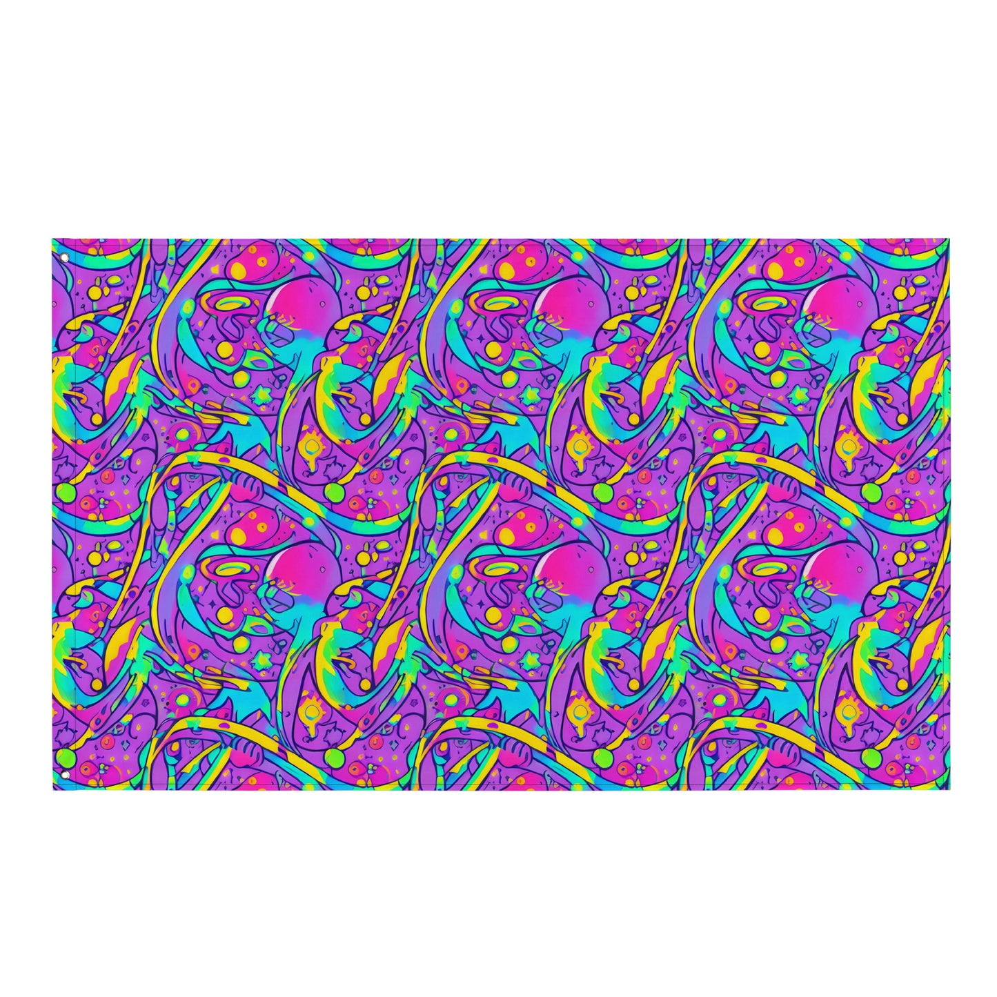 Flag - Neon Galaxy Whirl