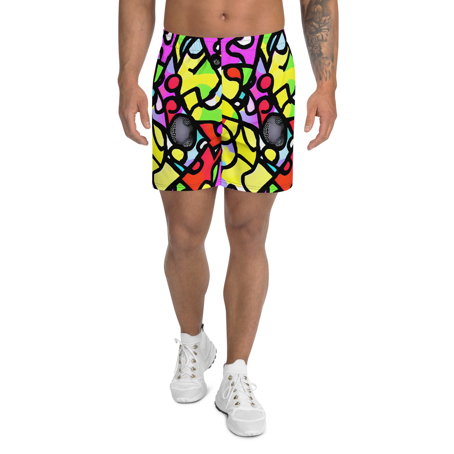 Men's Athletic Shorts - Vivid Serenade