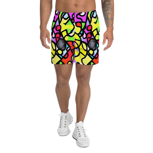 Men's Athletic Shorts - Vivid Serenade